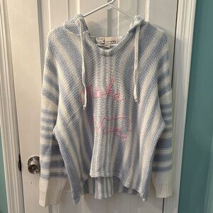 Vintage Havana Blue and White Striped Sweater